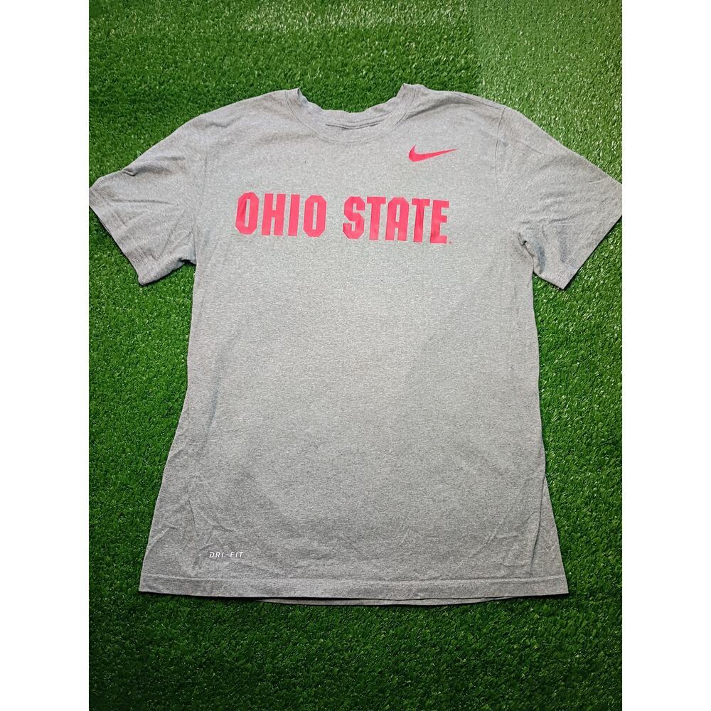 Nike Men's Heather Gray Ohio State Buckeyes Legend Tee M